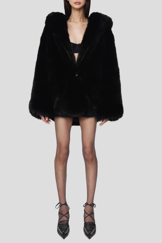 国内未入荷 STARTEXCEEDEND - Faux Fur Statement Jacket Shop Seone Faux Fur Jacket | Jaded London | Clothing