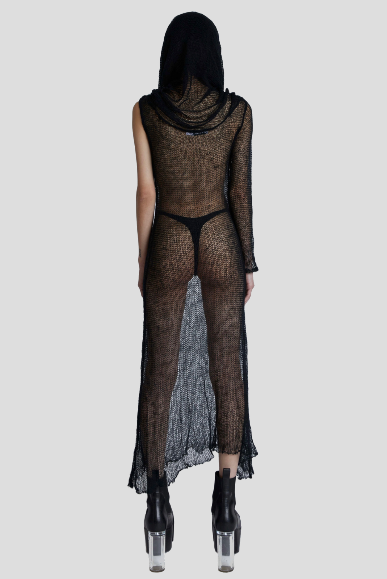 NOIR WRAITH KNIT DRESS