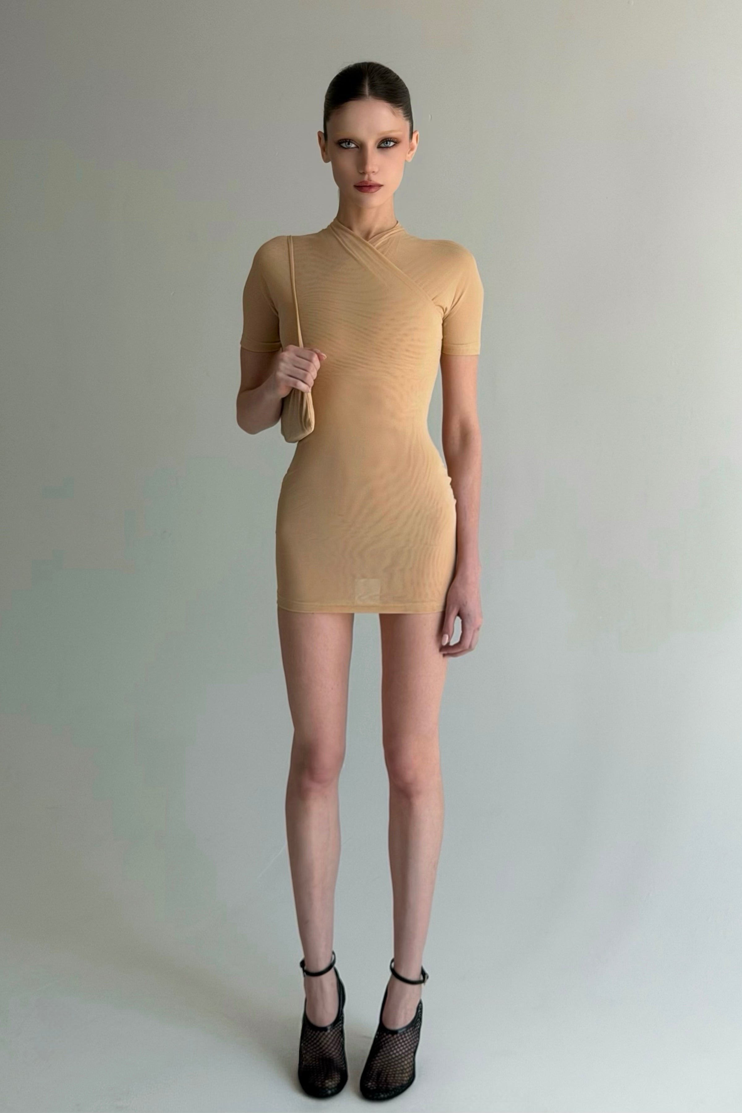 sand bodycon dress SAND MIRA DRESS