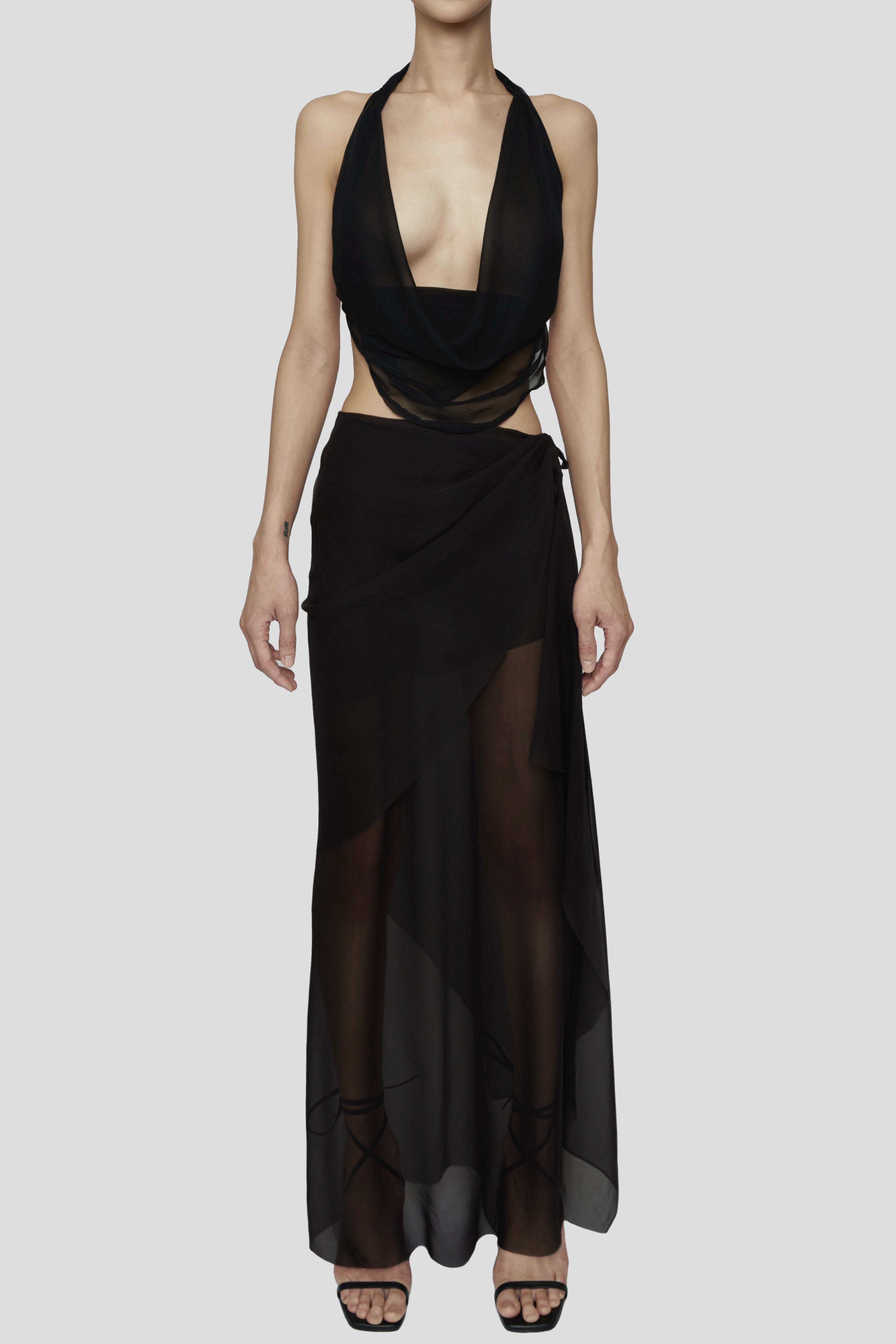 NOIR AERIS WRAP SKIRT – UNNAMED