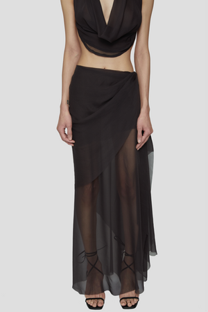 ASHEN AERIS WRAP SKIRT